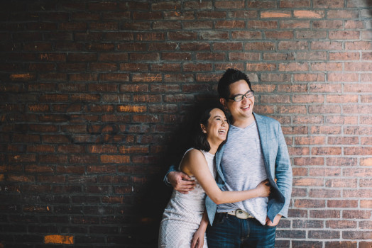 taiwanese couple laughing