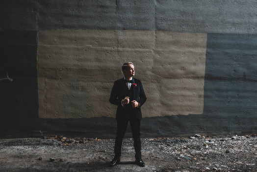 groom portrait looking stellar