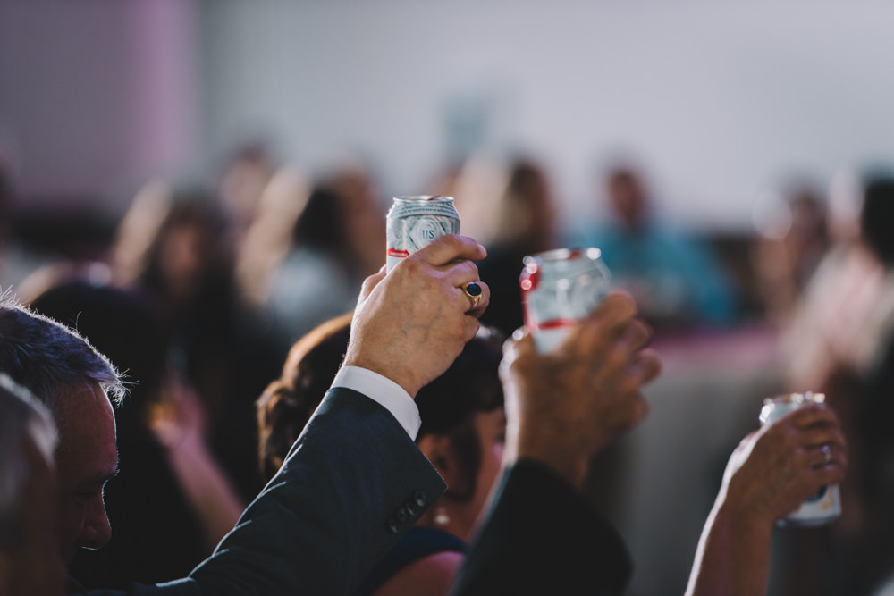 Budweiser wedding toast at old blue rooster ohio