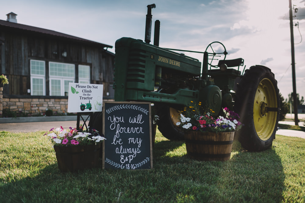 old blue rooster wedding