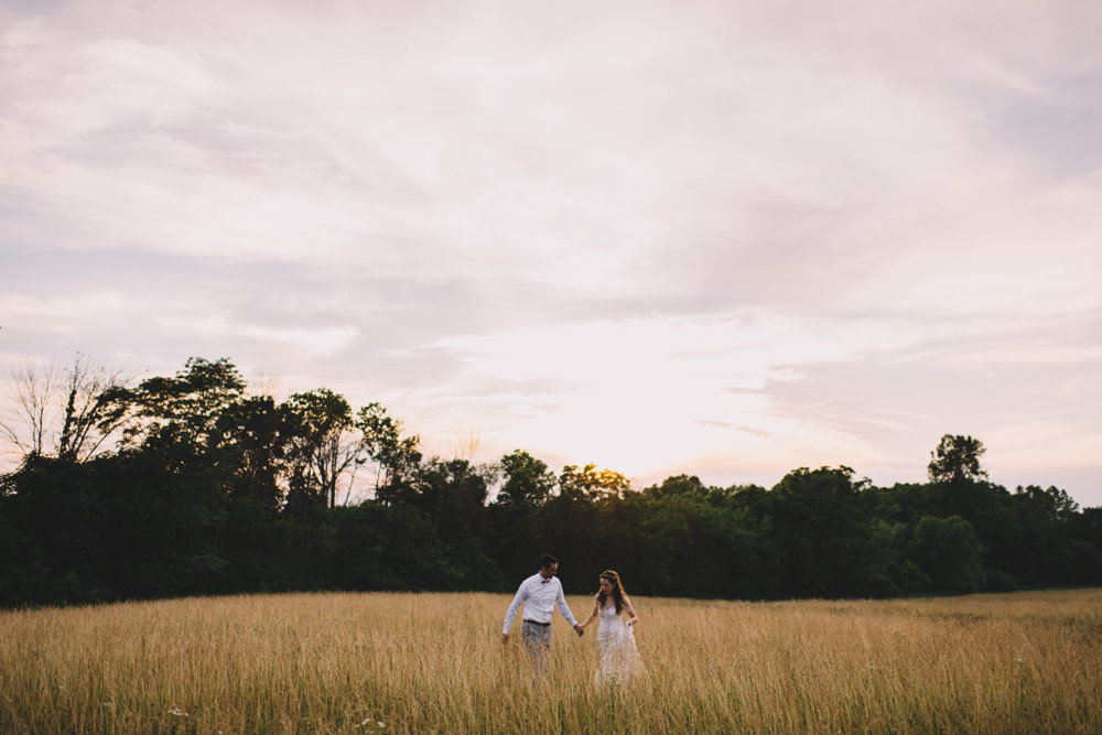 sunset wedding photography at old blue rooster wedding