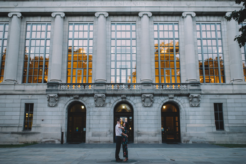 Columbus engagement photography at Ohio State