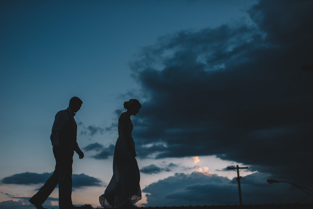 columbus wedding couple silhouette 