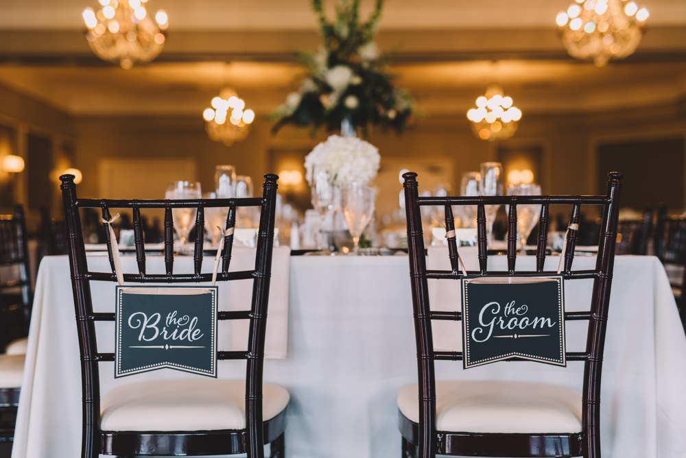 table settings at Wedgewood Country Club wedding photography in Columbus