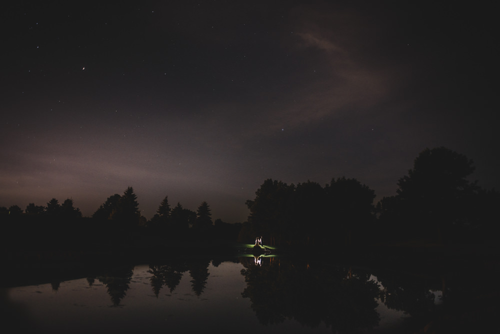 night photography at Wedgewood Country Club wedding photography in Columbus