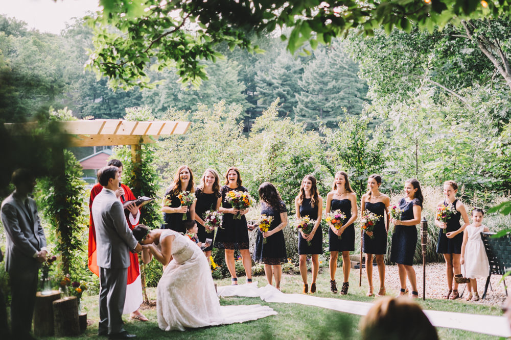 Candlewood Lake Backyard Wedding Photography Mount Gilead