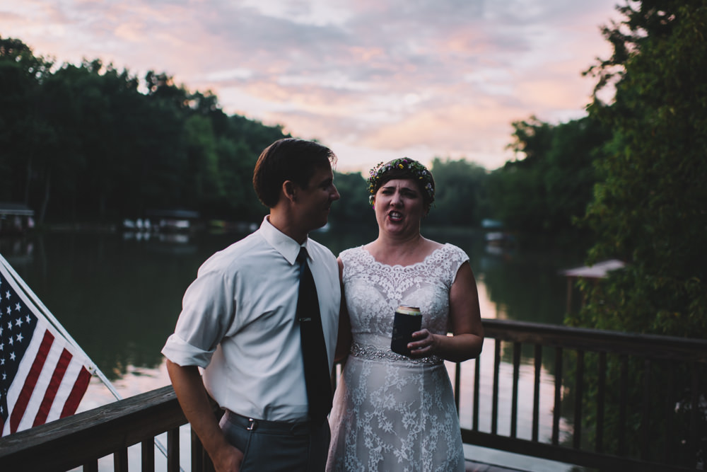 Candlewood Lake Backyard Wedding Photography Mount Gilead