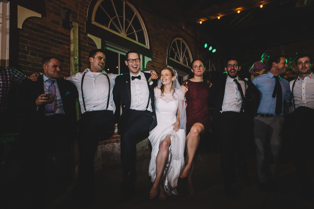 bride and groom having their first dance at a via vecchia winery jewish wedding photography