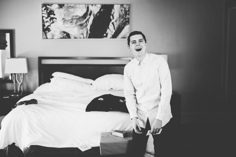 columbus ohio groom laughing