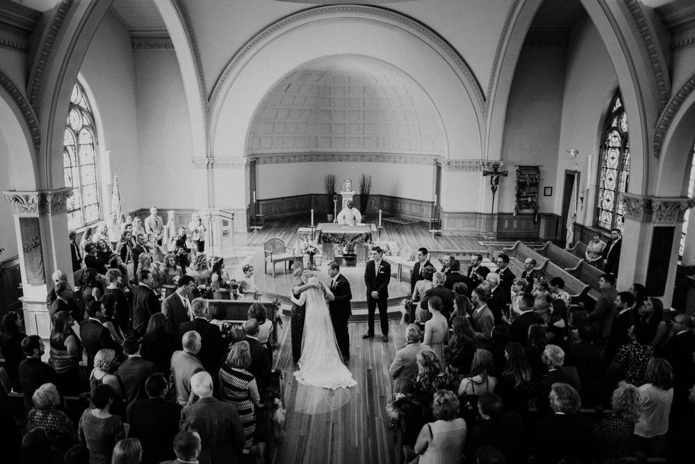 St. Francic of Assisi wedding in Columbus ohio 