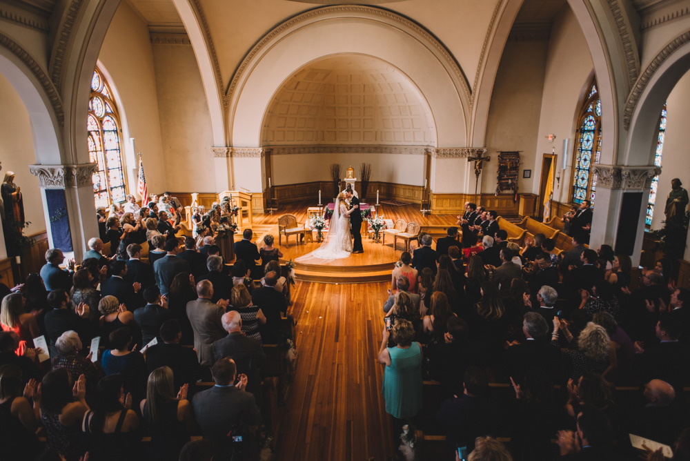 St. Francic of Assisi wedding in Columbus ohio 