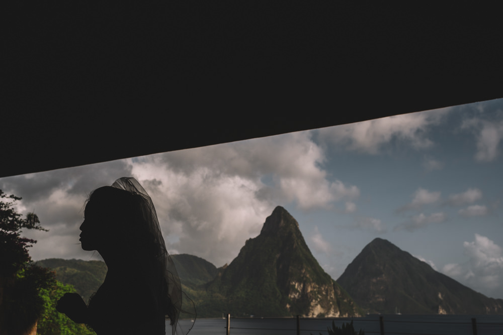 Jade Mountain St Lucia wedding photography