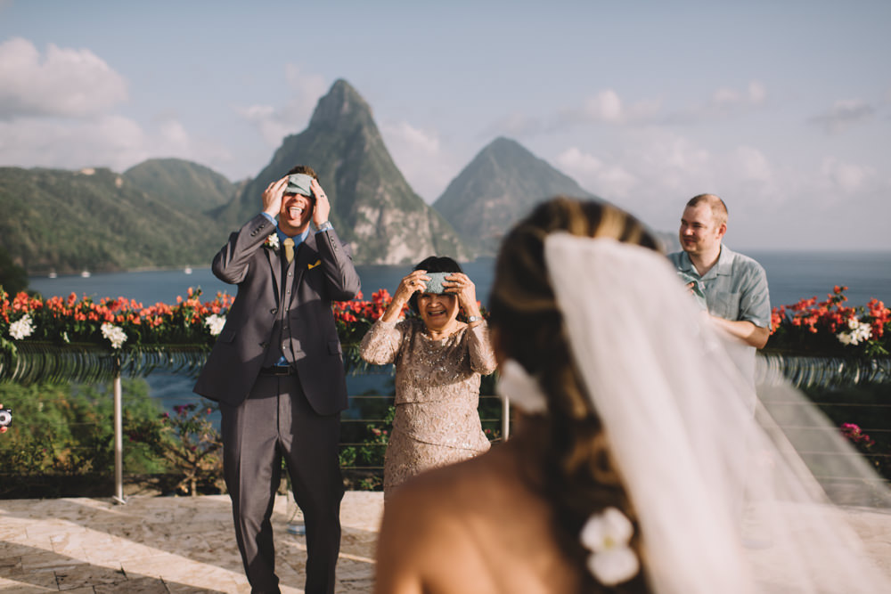 Jade Mountain St Lucia wedding photography