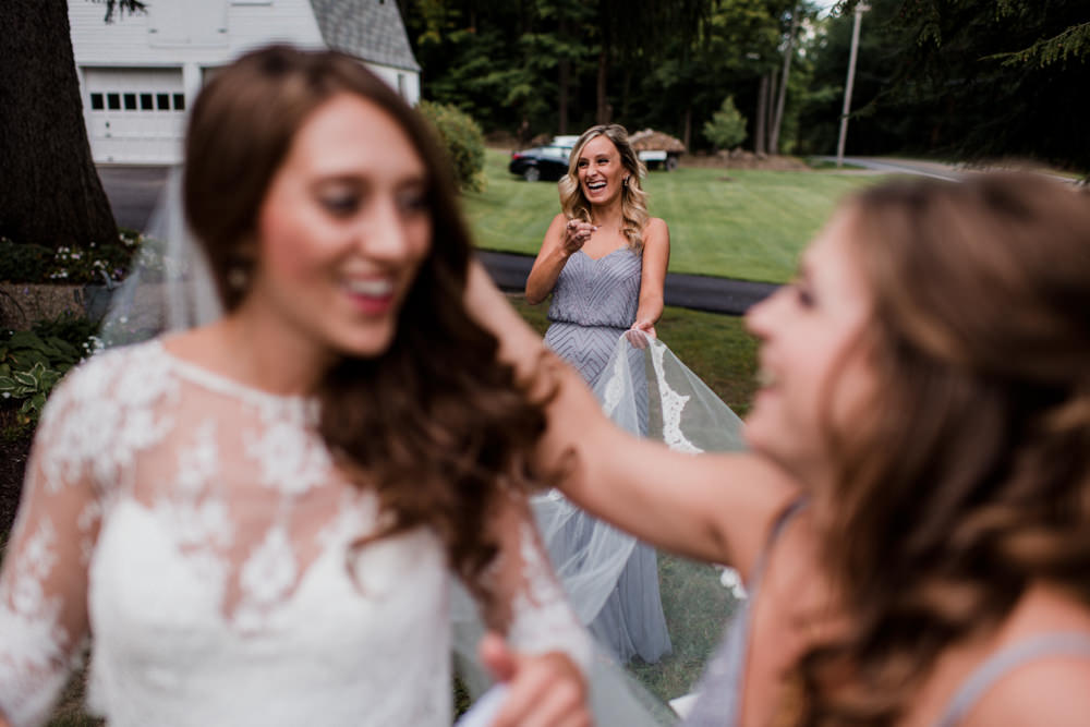 Chardon Ohio outdoor farm wedding