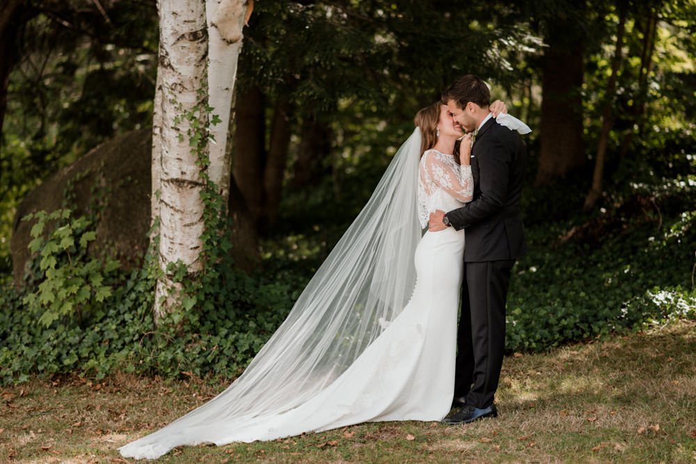 Chardon Ohio outdoor farm wedding