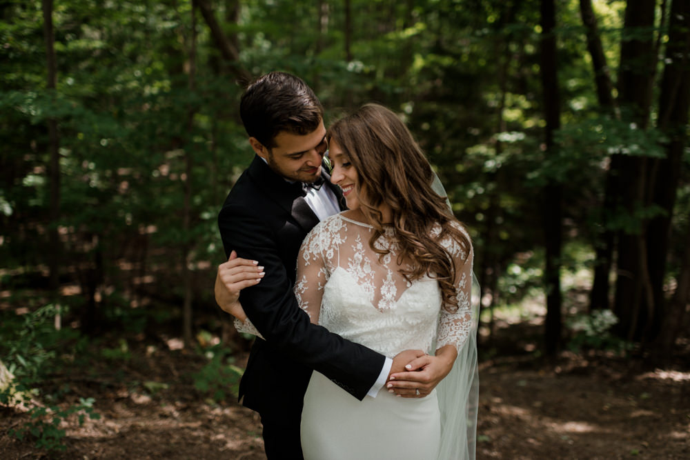 Chardon Ohio outdoor farm wedding