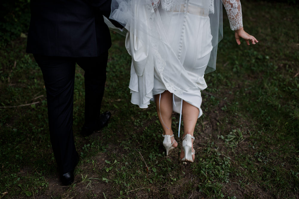 Chardon Ohio outdoor farm wedding