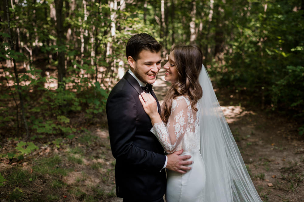 Chardon Ohio outdoor farm wedding