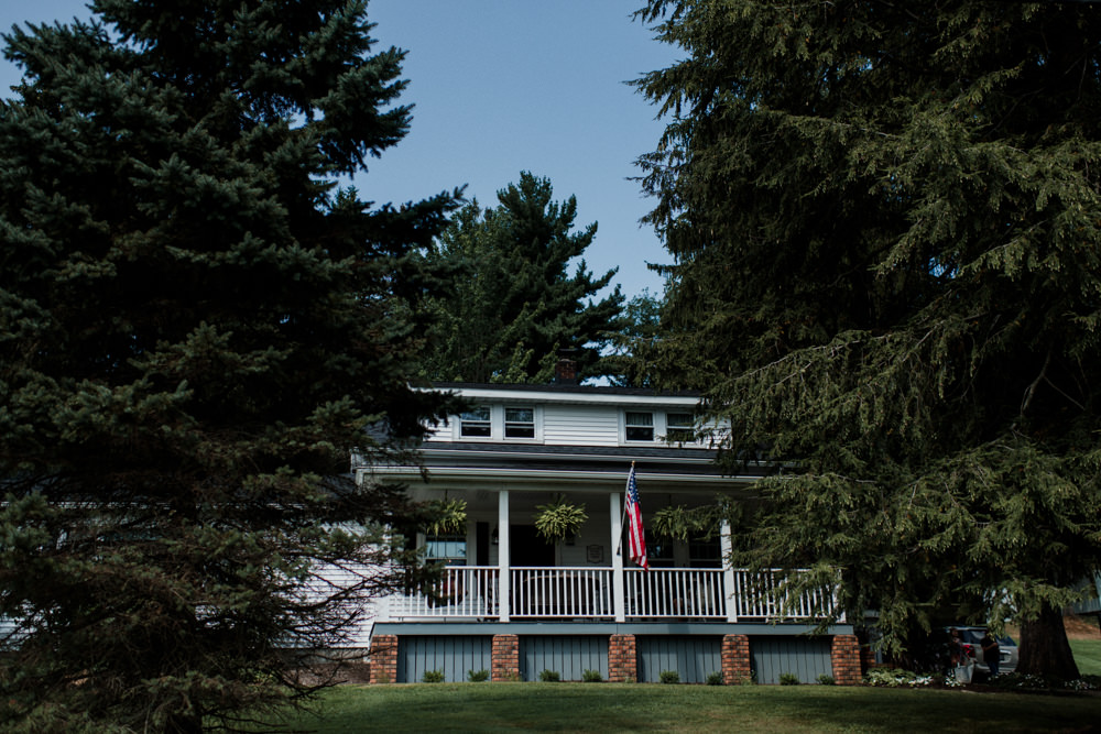 Chardon Ohio outdoor farm wedding