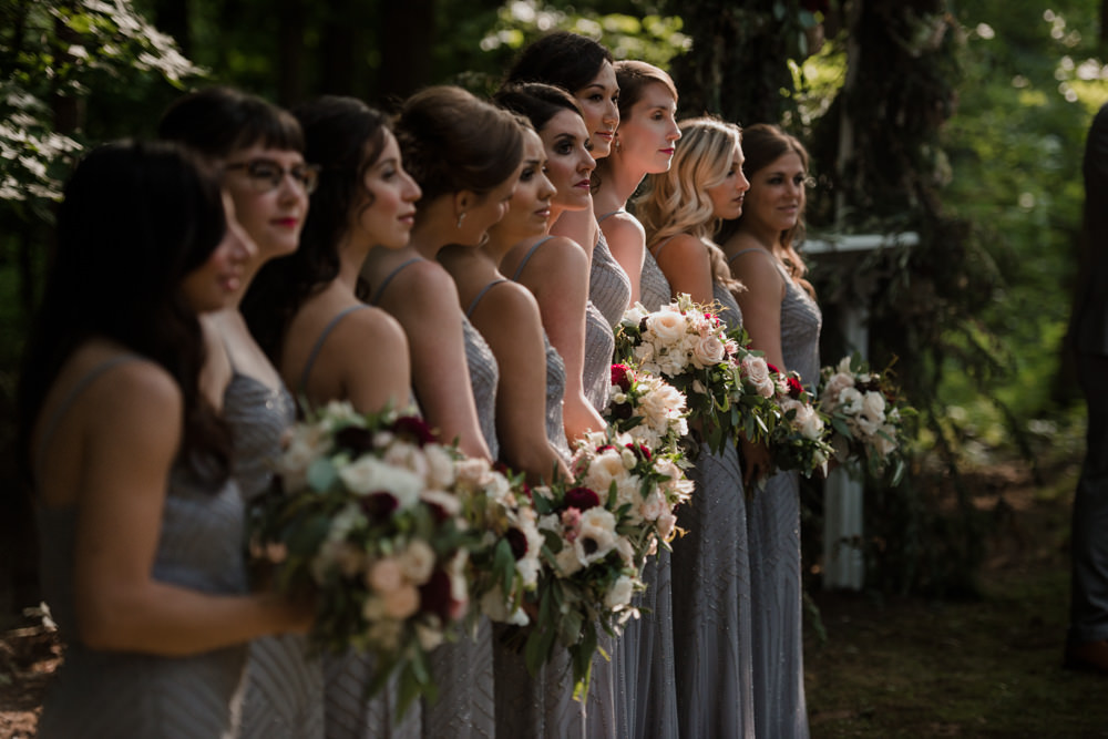 Chardon Ohio outdoor farm wedding