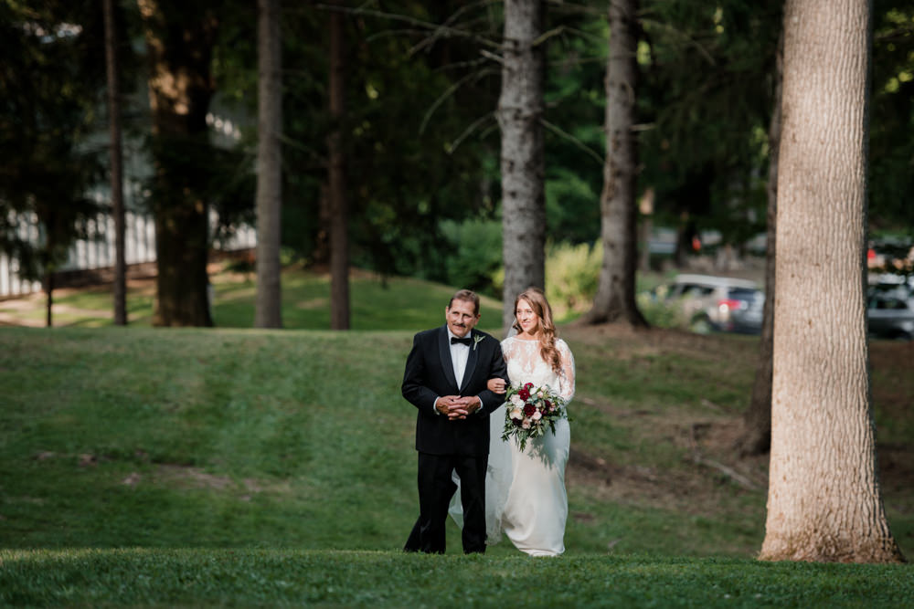 Chardon Ohio outdoor farm wedding