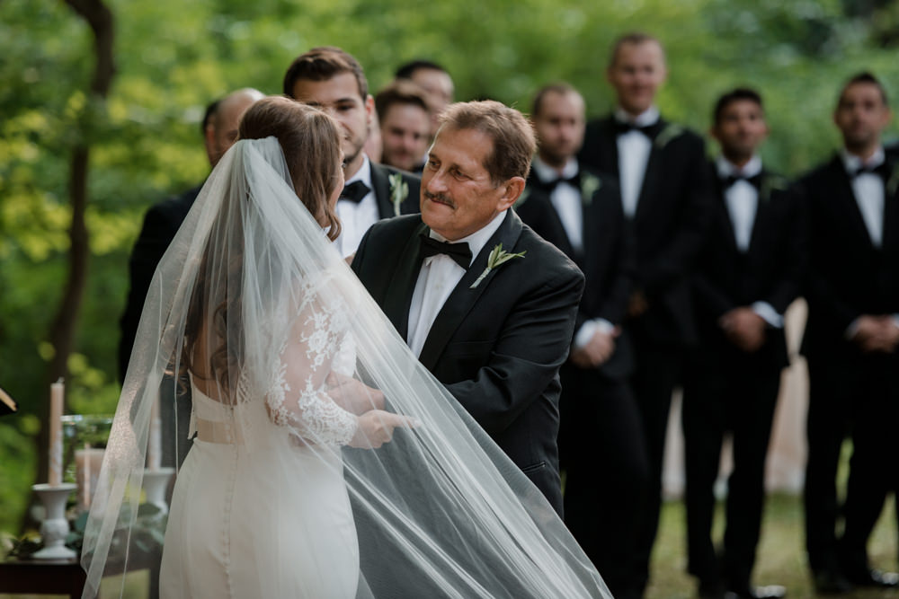 Chardon Ohio outdoor farm wedding