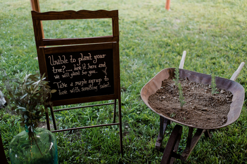 Chardon Ohio outdoor farm wedding