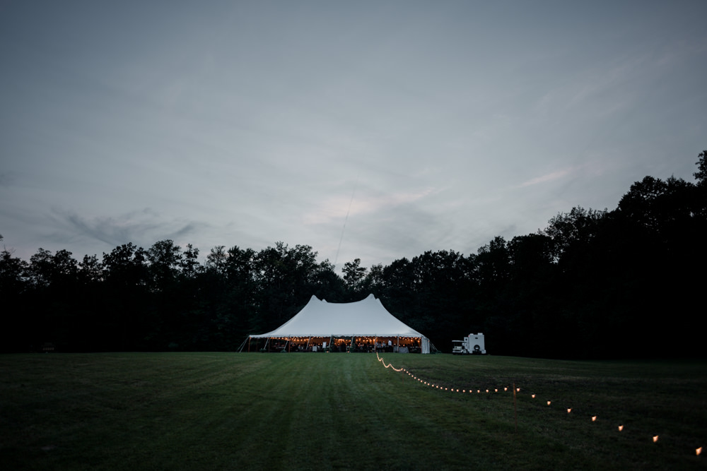 Chardon Ohio outdoor farm wedding