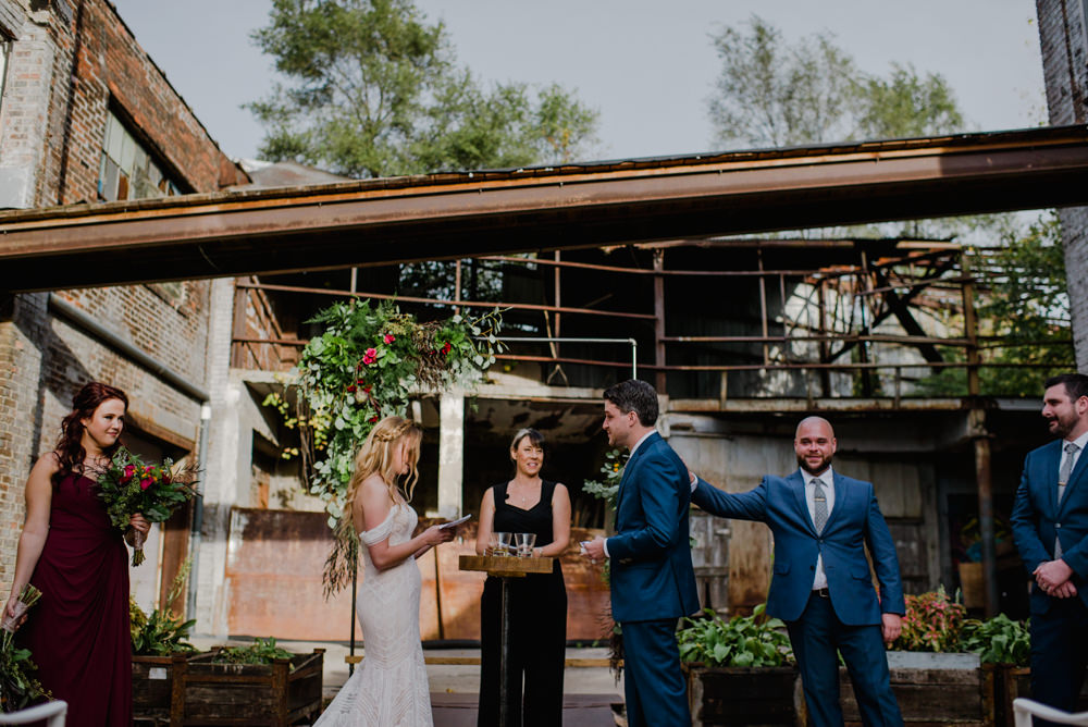 Warehouse Wedding Photography at Strongwater Food and Spirits in Columbus, Ohio