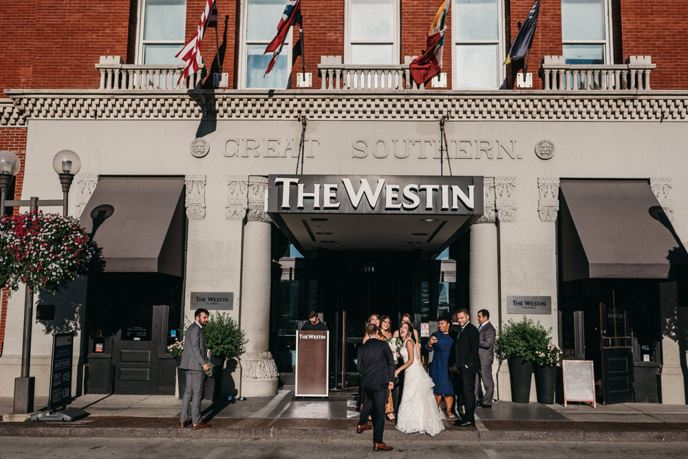 The Westin wedding photography