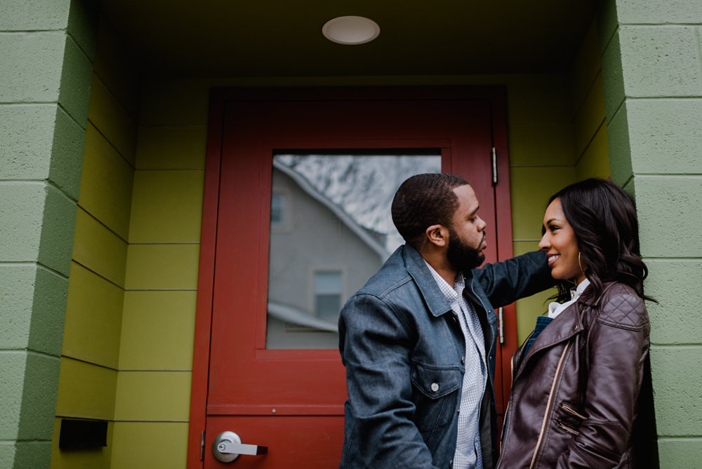 Columbus Engagement Photographer in Merion Village