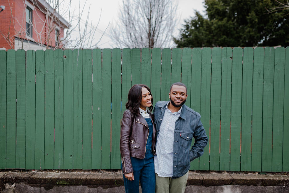 Columbus Engagement Photographer in Merion Village