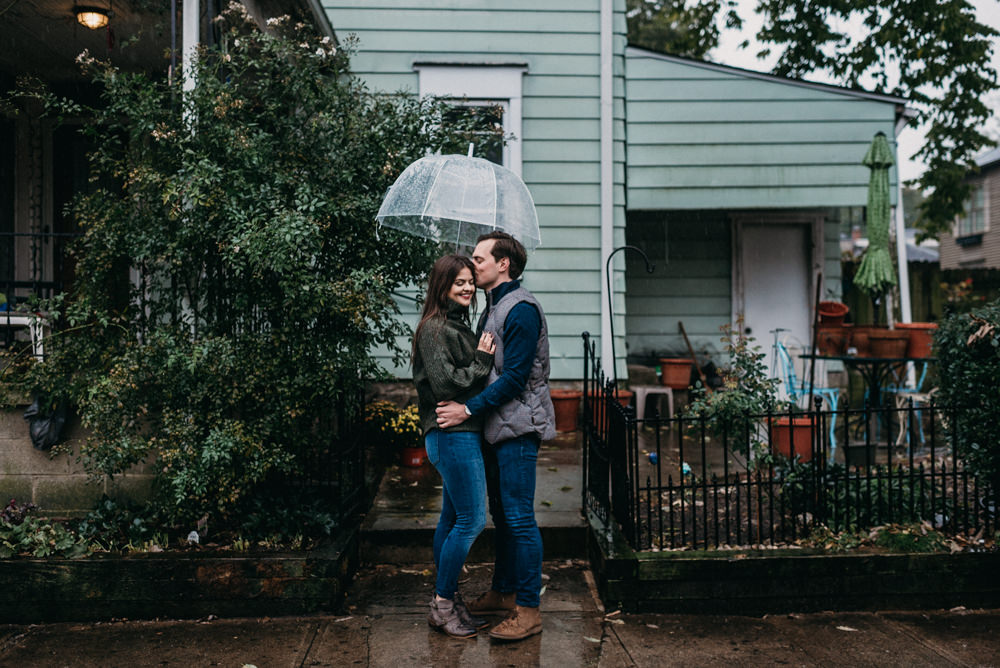 German Village Engagement Photography