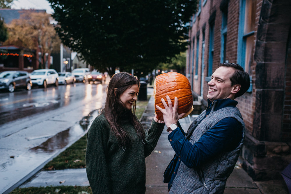 German Village Engagement Photography