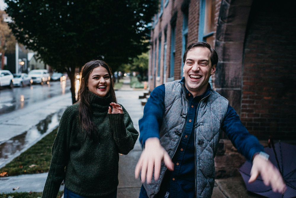 German Village Engagement Photography