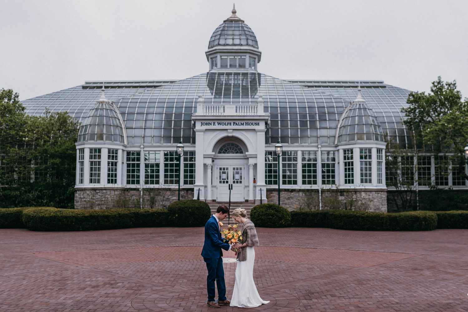 Franklin Park Conservatory Palm House Wedding Photographer