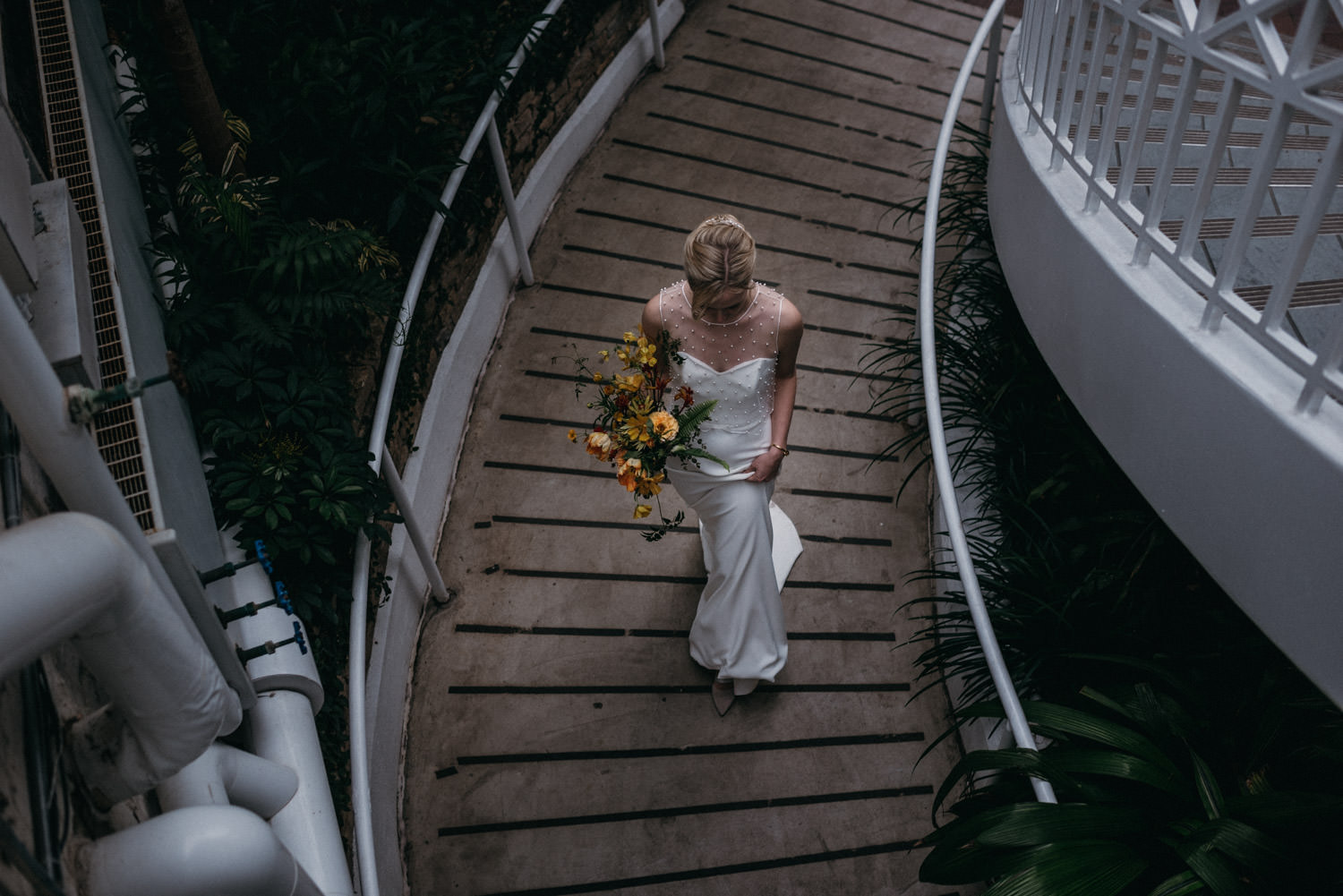 Franklin Park Conservatory Palm House Wedding Photographer