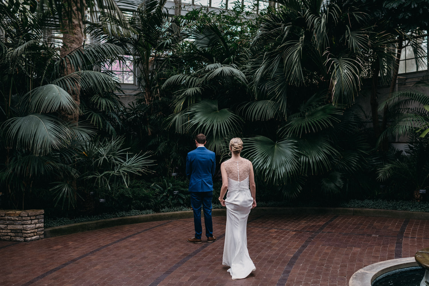 Franklin Park Conservatory Palm House Wedding Photographer