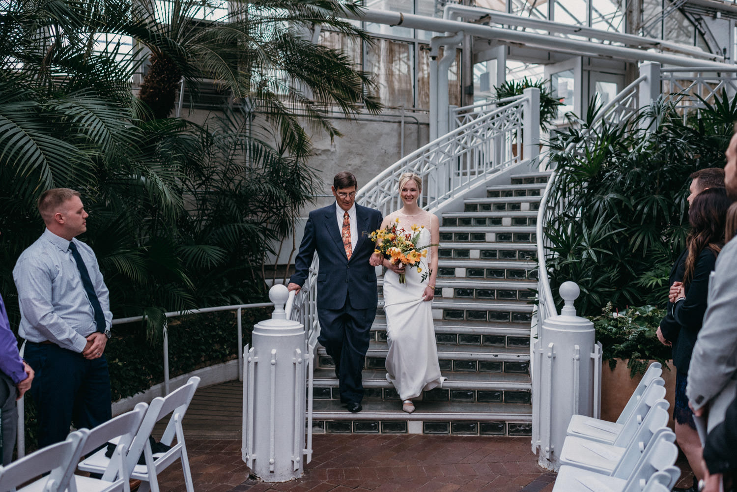 Franklin Park Conservatory Palm House Wedding Photographer