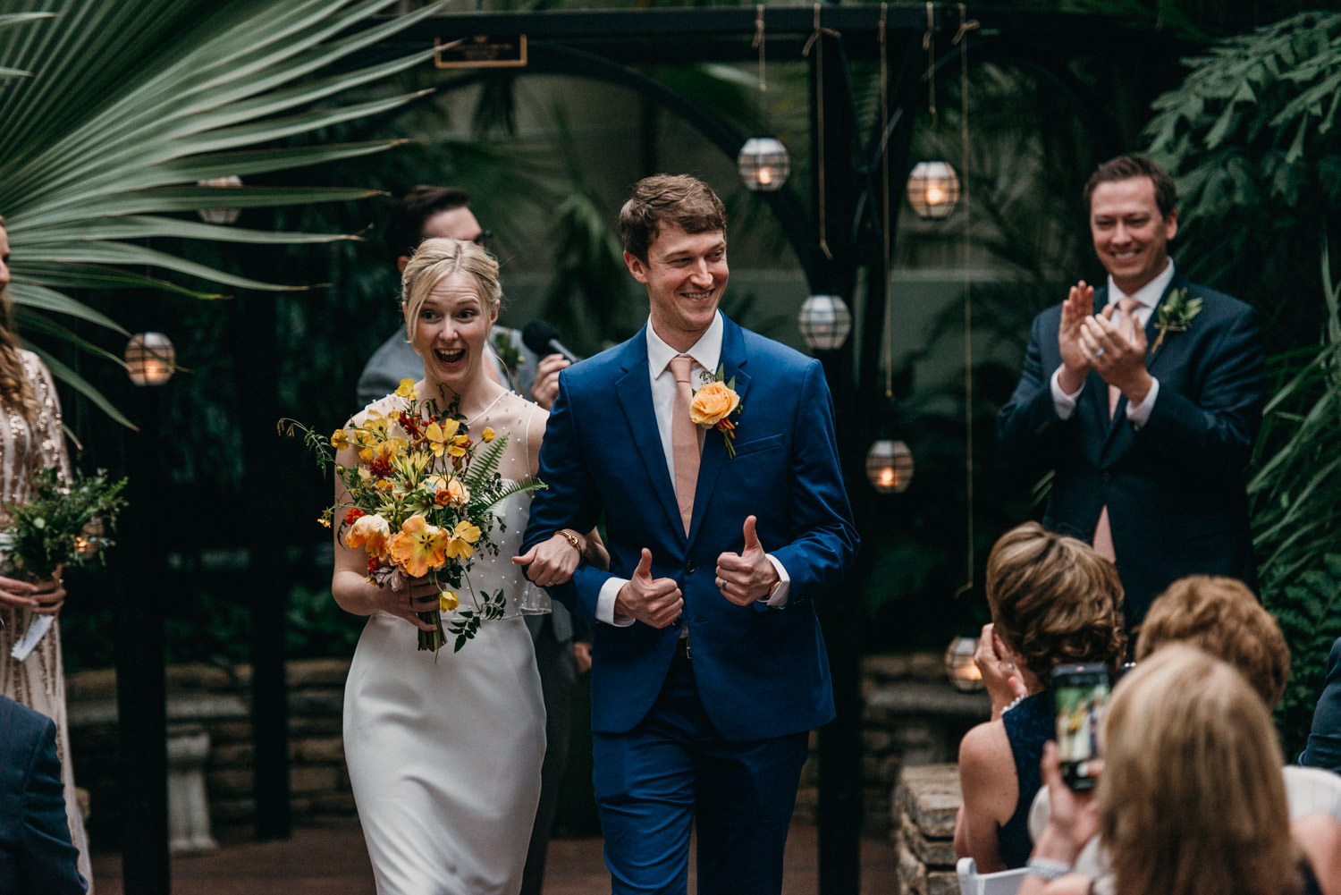 Franklin Park Conservatory Palm House Wedding Photographer