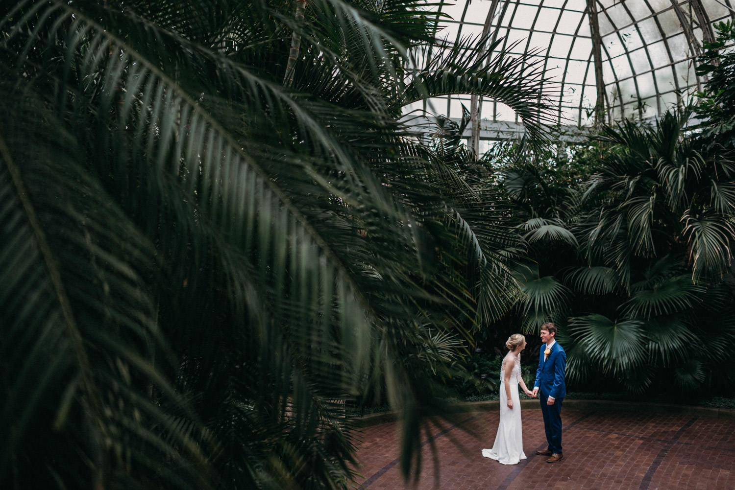 Franklin Park Conservatory Palm House Wedding Photographer